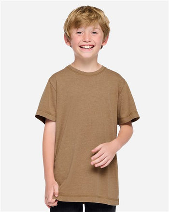 LAT 6102 Youth Vintage Wash Tee