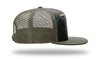 Richardson 168 7-Panel Trucker Hat, Flat Bill Snapback