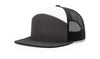 Richardson 168 7-Panel Trucker Hat, Flat Bill Snapback