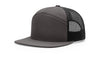 Richardson 168 7-Panel Trucker Hat, Flat Bill Snapback