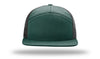 Richardson 168 7-Panel Trucker Hat, Flat Bill Snapback
