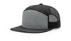 Richardson 168 7-Panel Trucker Hat, Flat Bill Snapback