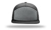 Richardson 168 7-Panel Trucker Hat, Flat Bill Snapback