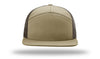 Richardson 168 7-Panel Trucker Hat, Flat Bill Snapback