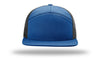 Richardson 168 7-Panel Trucker Hat, Flat Bill Snapback