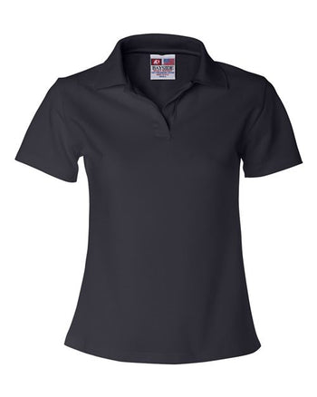 Bayside 1050 Women's USA-Made V-Neck Polo