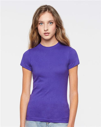 LAT 3616 Women's Fitted Fine Jersey Tee