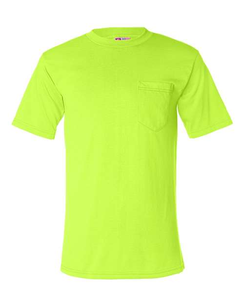 Bayside 1725 Unisex USA-Made 50/50 Pocket T-Shirt