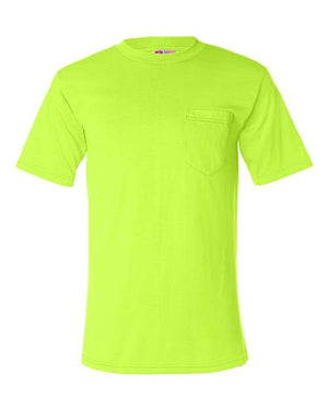 Bayside 1725 Unisex USA-Made 50/50 Pocket T-Shirt - 