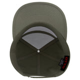 OTTO CAP 177-1331 7 Panel Mid Profile Snapback Hat