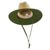 Empire Cove Straw Lifeguard Sun Hats with Cotton Underbrim Coastal Edition