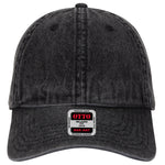 Otto Cap 18-1249 6 Panel Low Profile Dad Hat Snow Washed Denim