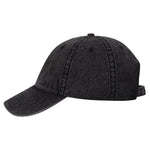 Otto Cap 18-1249 6 Panel Low Profile Dad Hat Snow Washed Denim