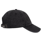 Otto Cap 18-1249 6 Panel Low Profile Dad Hat Snow Washed Denim