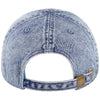 Otto Cap 18-1249 6 Panel Low Profile Dad Hat Snow Washed Denim