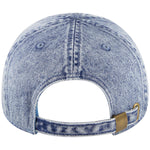 Otto Cap 18-1249 6 Panel Low Profile Dad Hat Snow Washed Denim