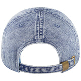 Otto Cap 18-1249 6 Panel Low Profile Dad Hat Snow Washed Denim