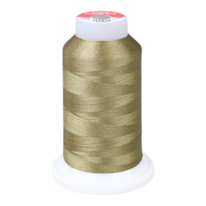 Gingko 648 PolySHINE #40 1000M Small Cone Embroidery Threads-Gold - 