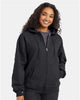 Hanes F280 Unisex Ultimate Cotton® Full-Zip Hooded Sweatshirt