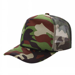 Unbranded Camo Foam Trucker Hat, Blank Mesh Camouflage Cap - 