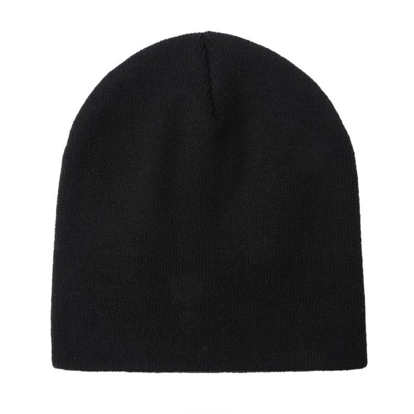 Unbranded Short Knit Beanie, Blank Knit Cap