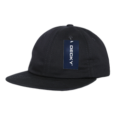 Decky 200 - Relaxed Flat Bill Cotton Cap - CASE Pricing - 