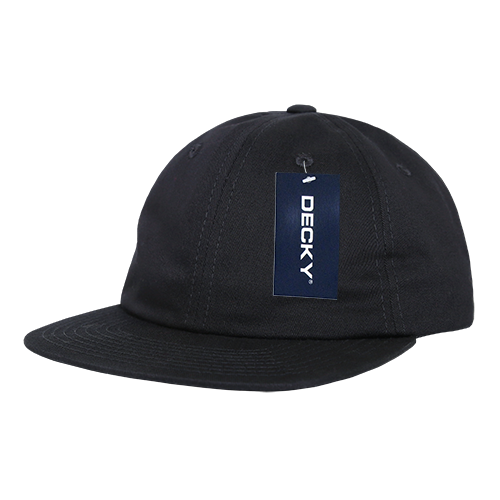Decky 200 - Relaxed Flat Bill Cotton Cap - CASE Pricing