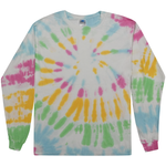 Colortone 2000 Kids Youth Tie-Dyed Long Sleeve T-Shirt
