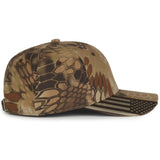 Outdoor Cap CWF305 - Camo Hat with Flag, Camouflage Cap - CWF305