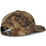 Outdoor Cap CWF305 - Camo Hat with Flag, Camouflage Cap - CWF305