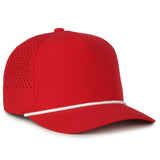 Outdoor Cap OC551PF Perforated Performance 5-Panel Hat with Cord