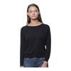 Royal Apparel Women's Triblend Long Sleeve Raglan Pullover 20012 Made In USA