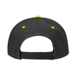 Wholesale Bulk Blank Sandwich Bill Baseball Hats - Decky 2003 - Black/Red