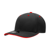 Wholesale Bulk Blank Sandwich Bill Baseball Hats - Decky 2003 - Black/Royal