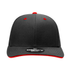 Wholesale Bulk Blank Sandwich Bill Baseball Hats - Decky 2003 - Black/White