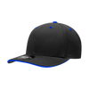 Wholesale Bulk Blank Sandwich Bill Baseball Hats - Decky 2003 - Khaki/Black