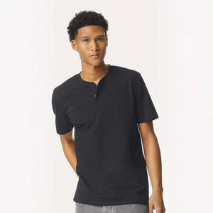 American Apparel 2004CVC Unisex CVC Henley Tee - 