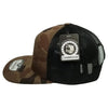 Pit Bull Cambridge PB250 7 Panel Hat Shiny Camo Camper Mesh Trucker Cap