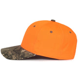 Outdoor Cap 202IS Blaze Crown with Camo Visor Cap