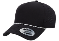 YP Classics 5389BD 5-Panel Snapback Cap with Perforations and Braided Rope