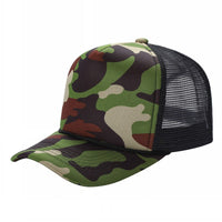 Unbranded Camo Foam Trucker Hat, Blank Mesh Camouflage Cap