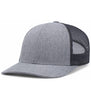 Pacific Headwear 210C Melange Heather Low-Profile Trucker Hat