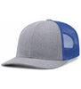 Pacific Headwear 210C Melange Heather Low-Profile Trucker Hat