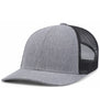 Pacific Headwear 210C Melange Heather Low-Profile Trucker Hat