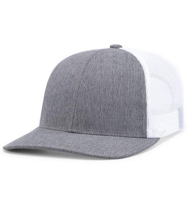 Pacific Headwear 210C Melange Heather Low-Profile Trucker Hat