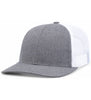 Pacific Headwear 210C Melange Heather Low-Profile Trucker Hat