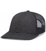 Pacific Headwear 210C Melange Heather Low-Profile Trucker Hat