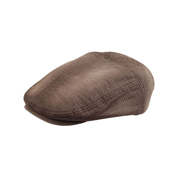 Mega Cap 2140 Heavy Washed Pinstripe Cotton Ivy Cap