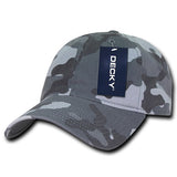 Decky 216 - 6 Panel Low Profile Relaxed Camo Dad Hat - CASE Pricing