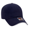 Otto 22-688 6 Panel Low Pro Baseball Cap Brushed Cotton Sandwich Visor Hat